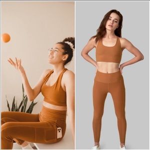 WOLVEN Sustainable Turmeric Pocket Legging Small
